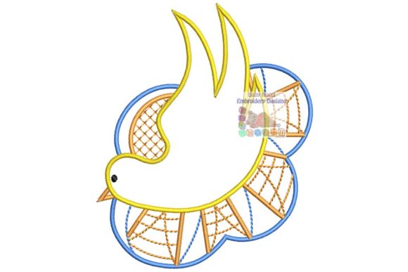Dove Embroidery Design