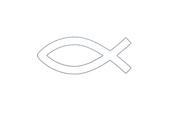 Jesus Fish Outline