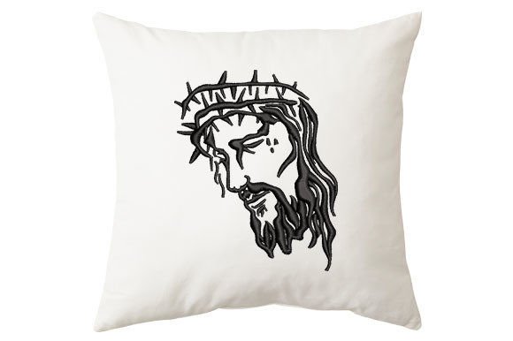 Jesus God Embroidery Design