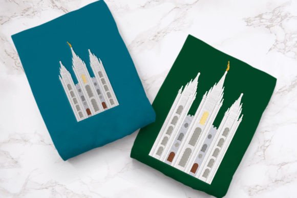 LDS Salt Lake City Temple Embroidery Design Review
