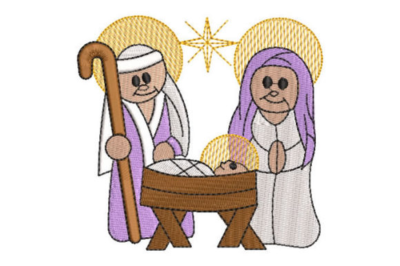 Mary Joseph and Baby Jesus