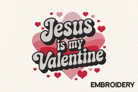 Valentine Embroidery Design